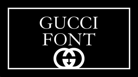 Gucci Font and Gucci Logo 